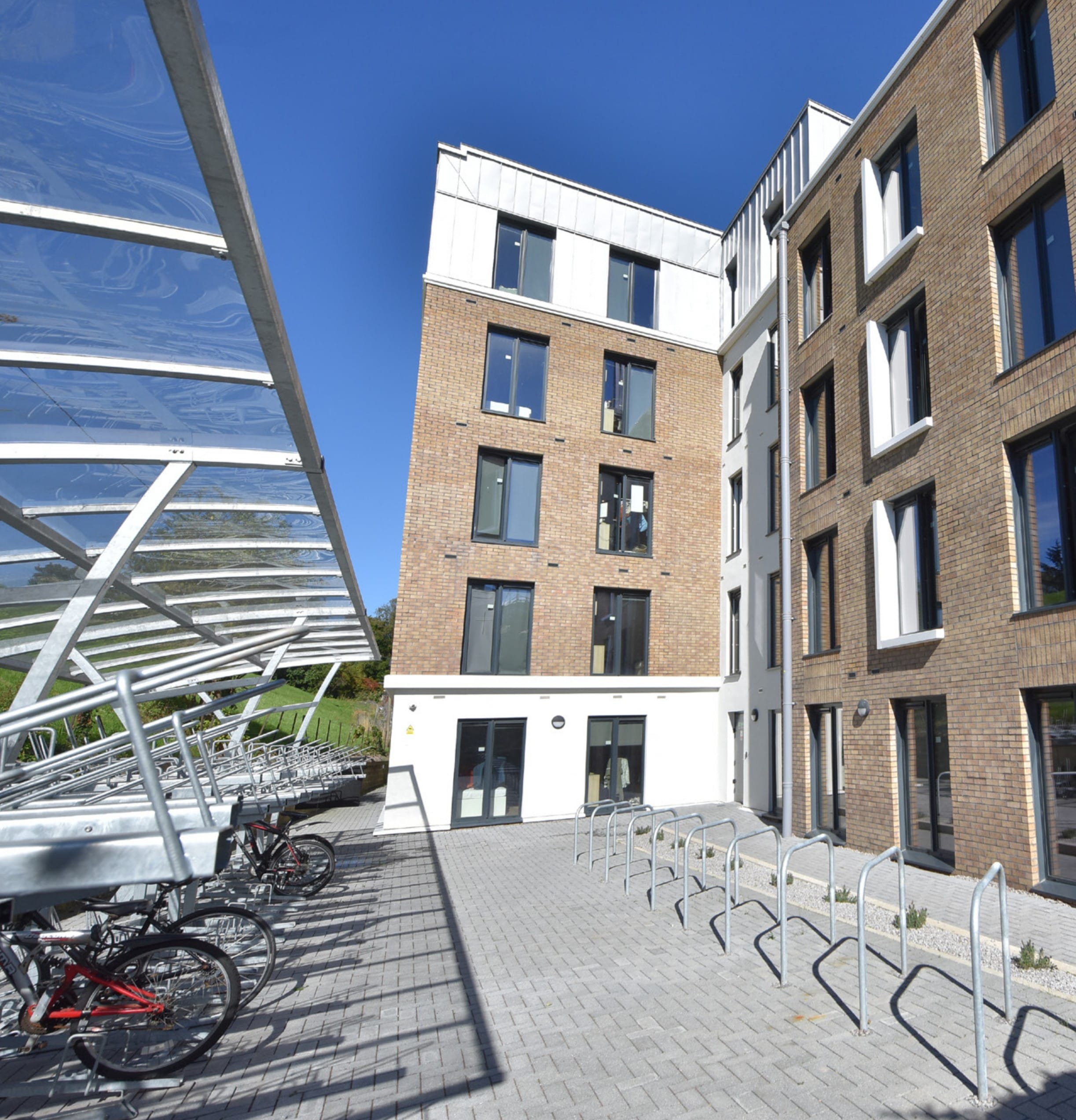 Modular student accommodation building exterior view